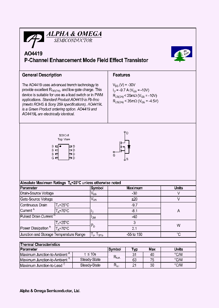 AO4419_458848.PDF Datasheet