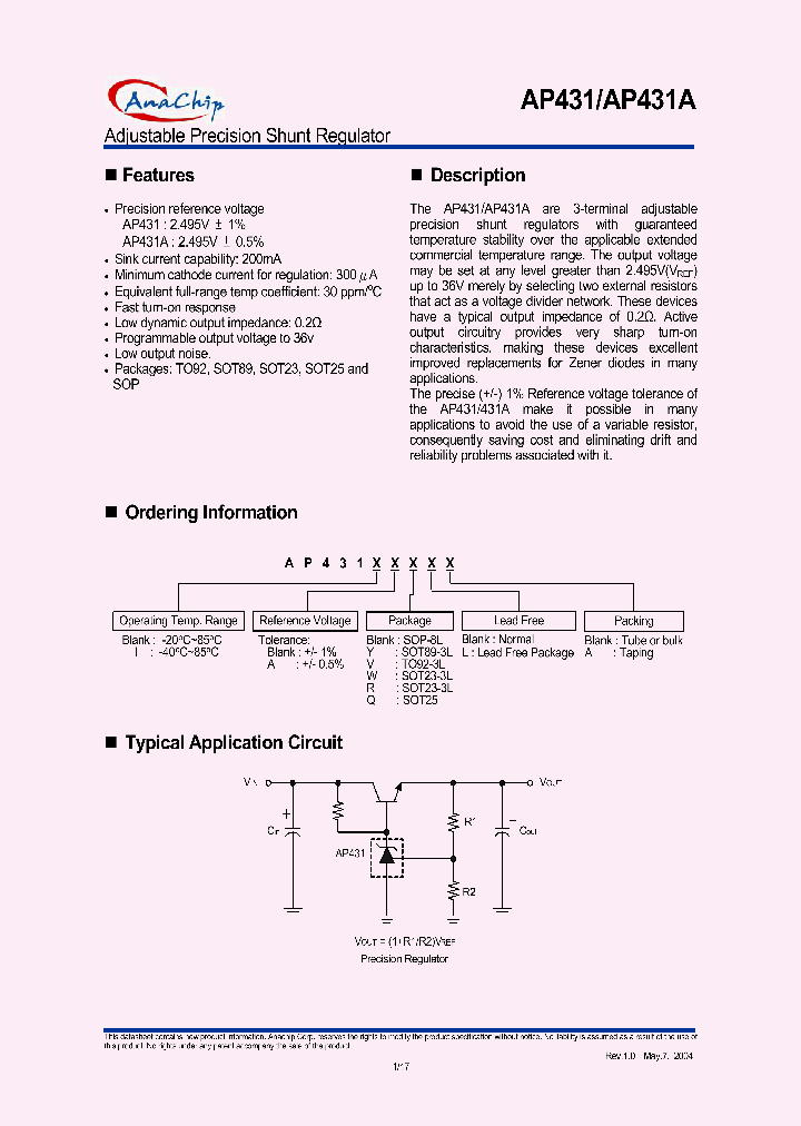 AP431_197202.PDF Datasheet