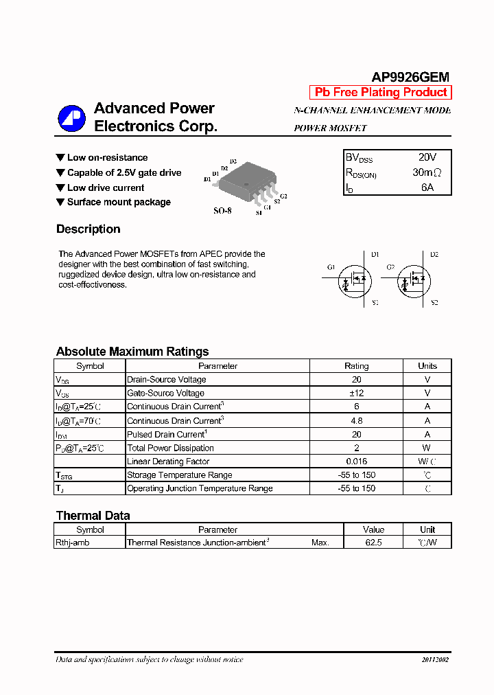 AP9926GEM_480317.PDF Datasheet