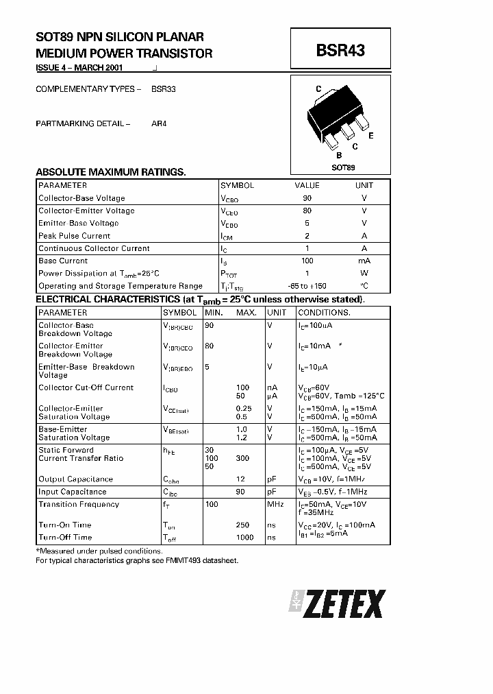 BSR43_440139.PDF Datasheet