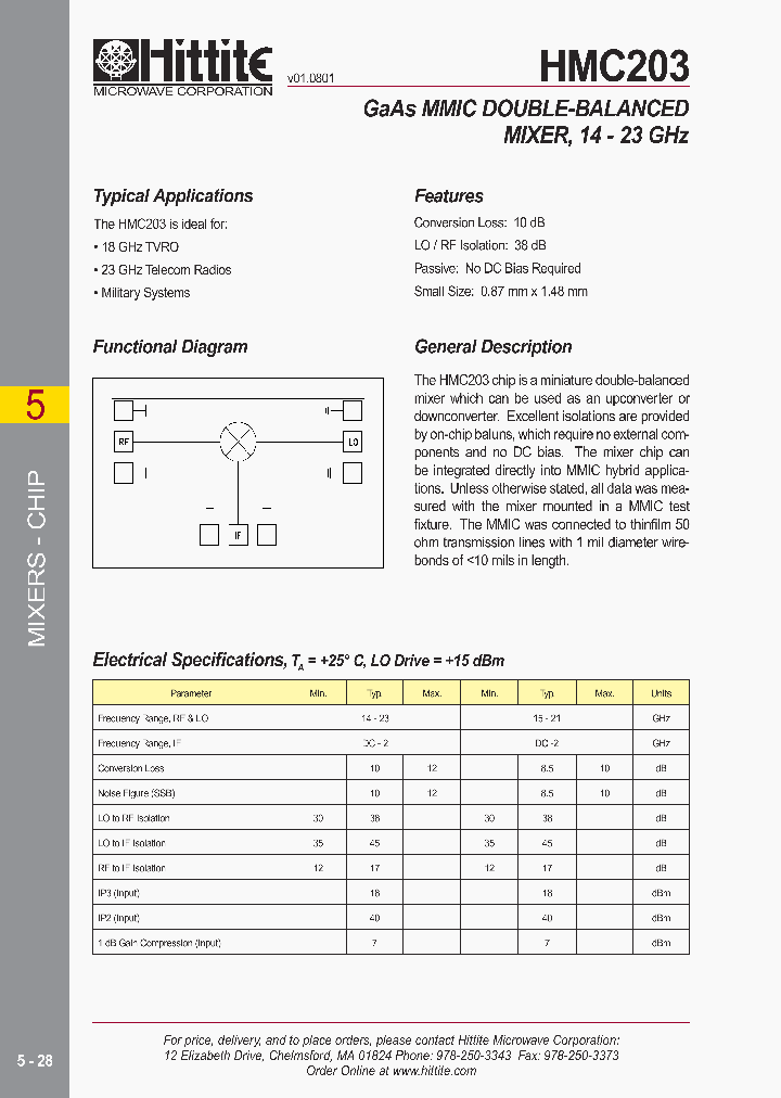 HMC203_438612.PDF Datasheet