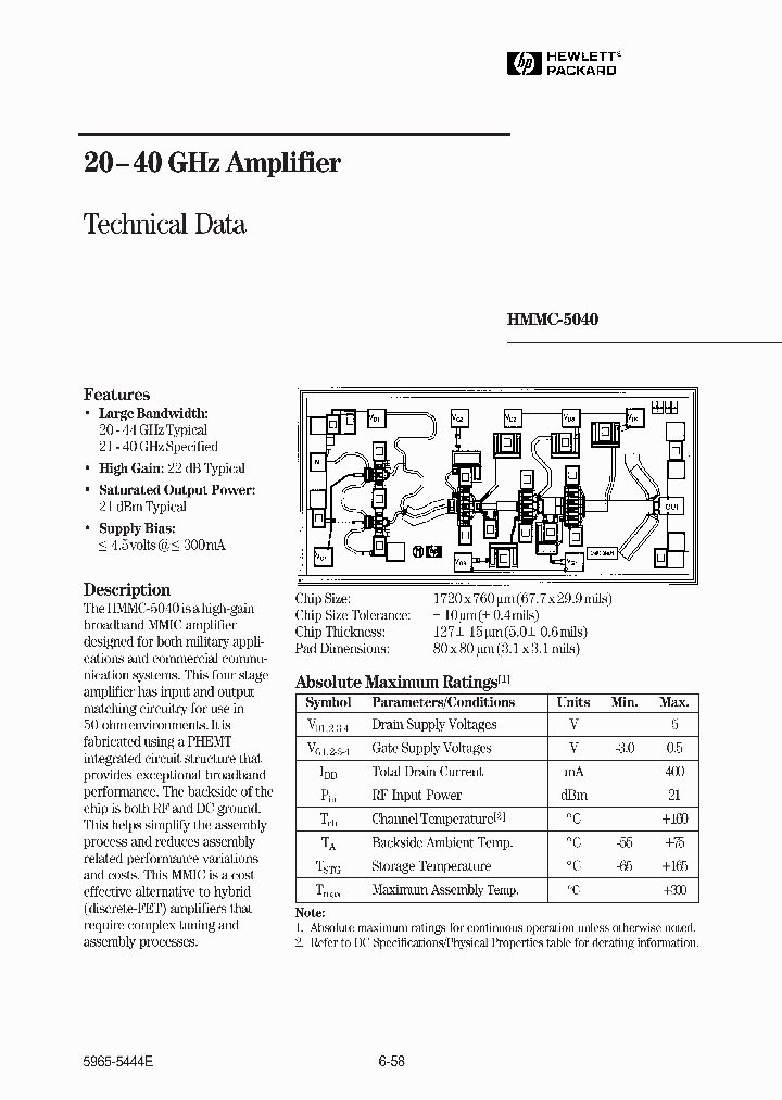 HMMC-5040_462665.PDF Datasheet