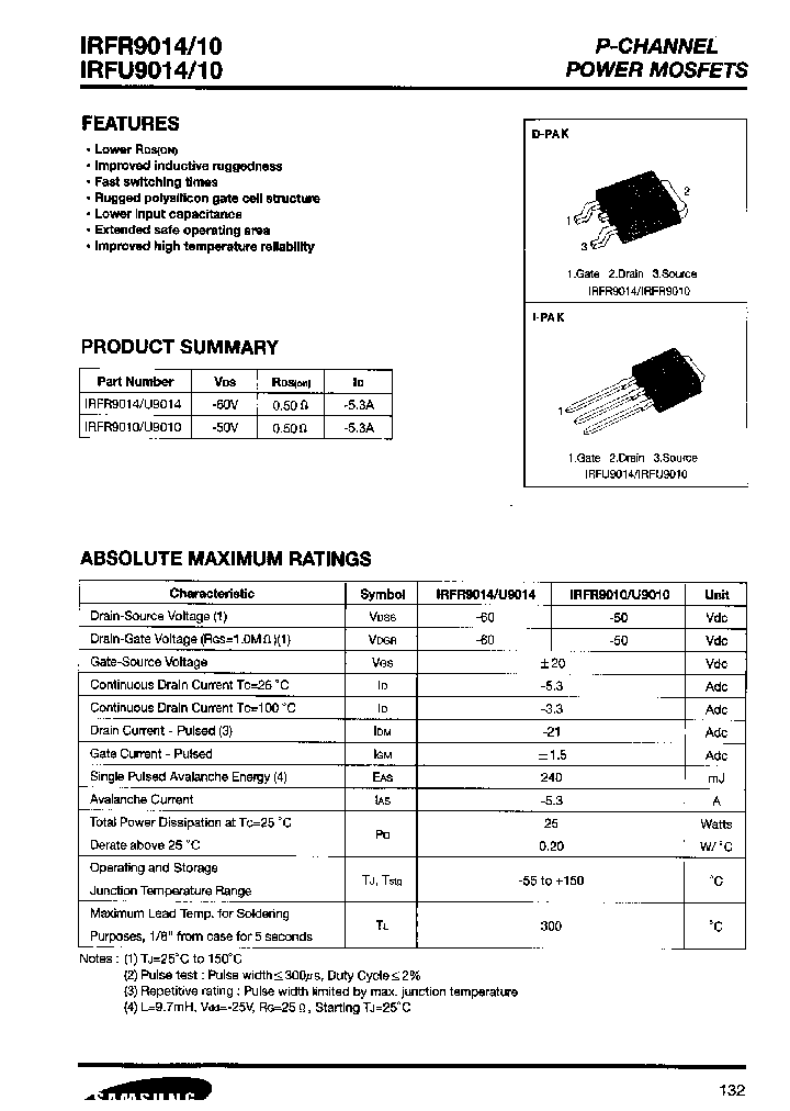 IRFU9010_451072.PDF Datasheet