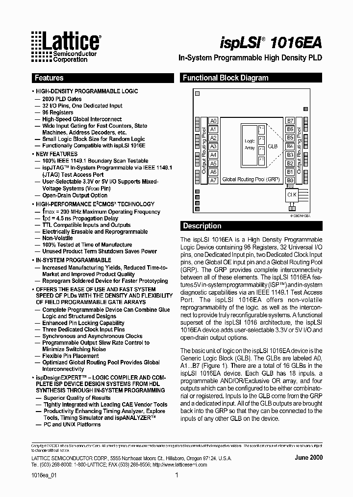 ISPLSI1016EA_439555.PDF Datasheet