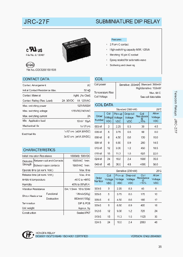 JRC-27FB012H_430031.PDF Datasheet