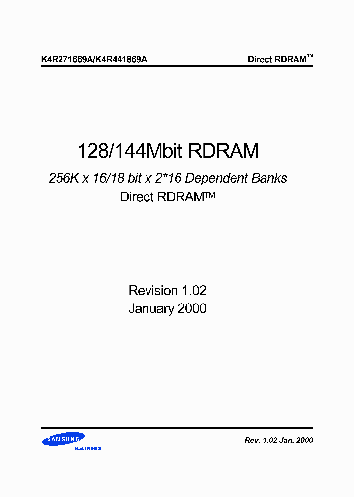 K4R271669A_323024.PDF Datasheet