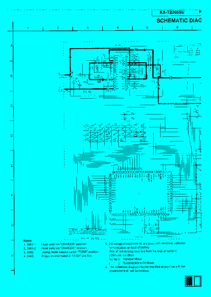 KX-T2365SU_438854.PDF Datasheet Download --- IC-ON-LINE
