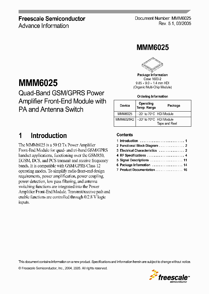 MMM6025_453922.PDF Datasheet