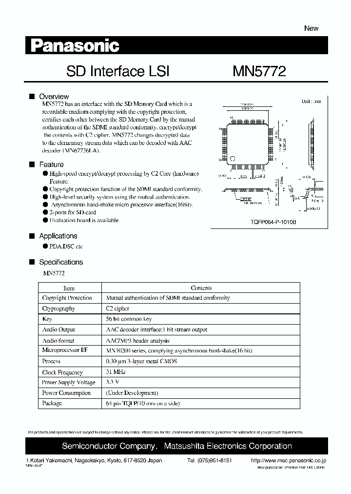 MN5772_458963.PDF Datasheet