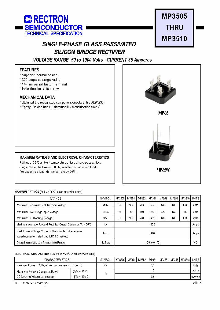 MP3505_460407.PDF Datasheet