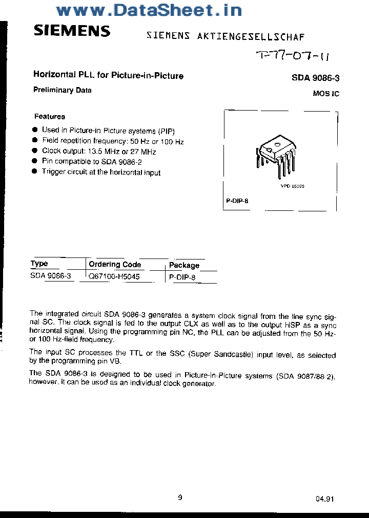 SDA9086-3_444648.PDF Datasheet