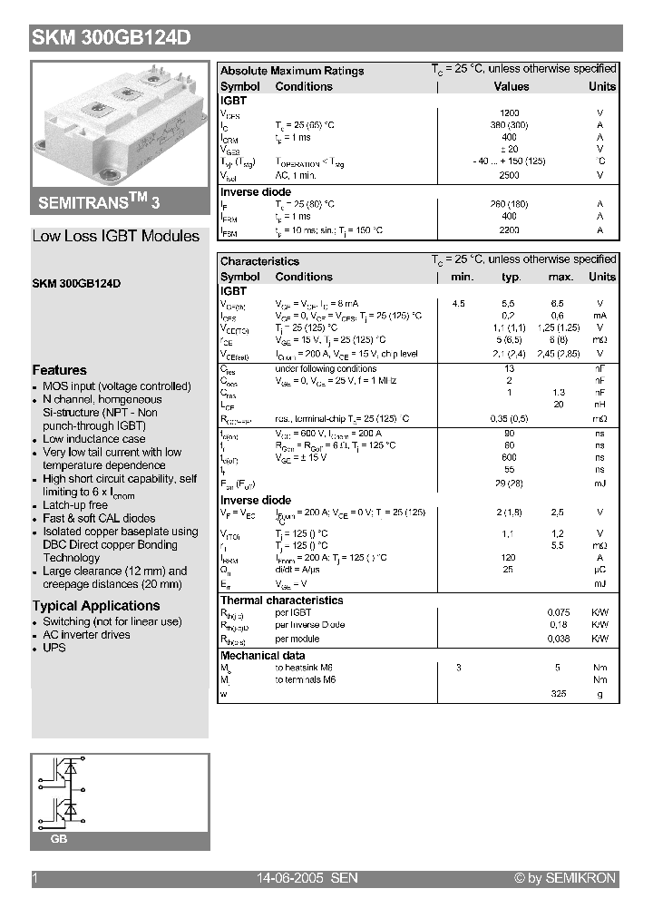 SKM300GB124D_454061.PDF Datasheet Download