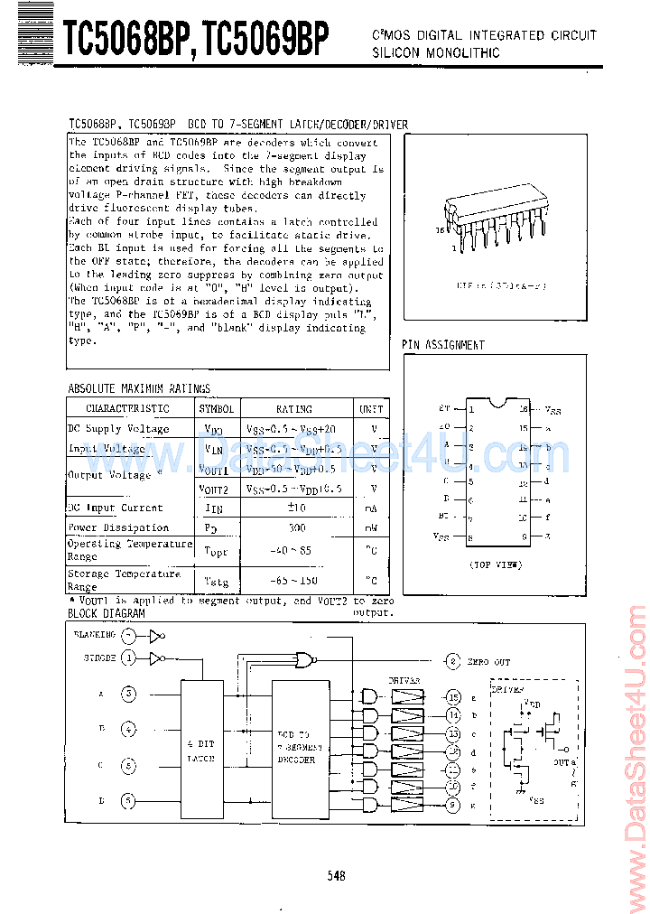TC5069BP_464423.PDF Datasheet