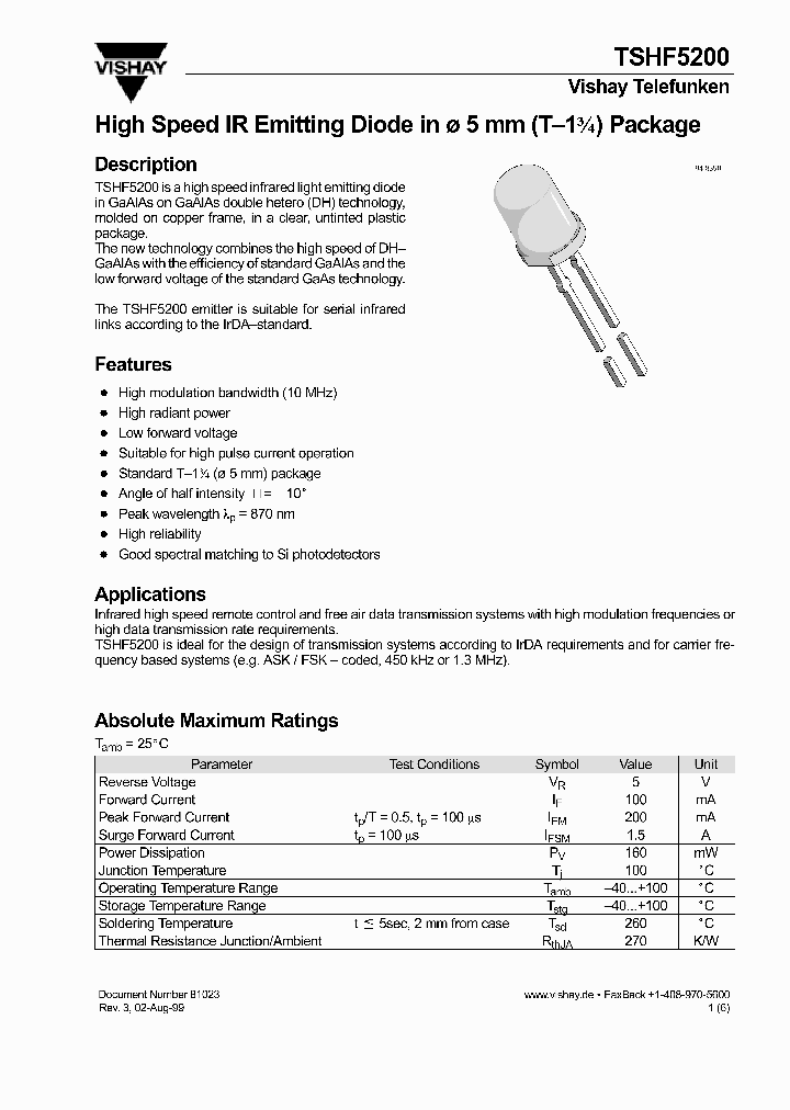 TSHF5200_470610.PDF Datasheet