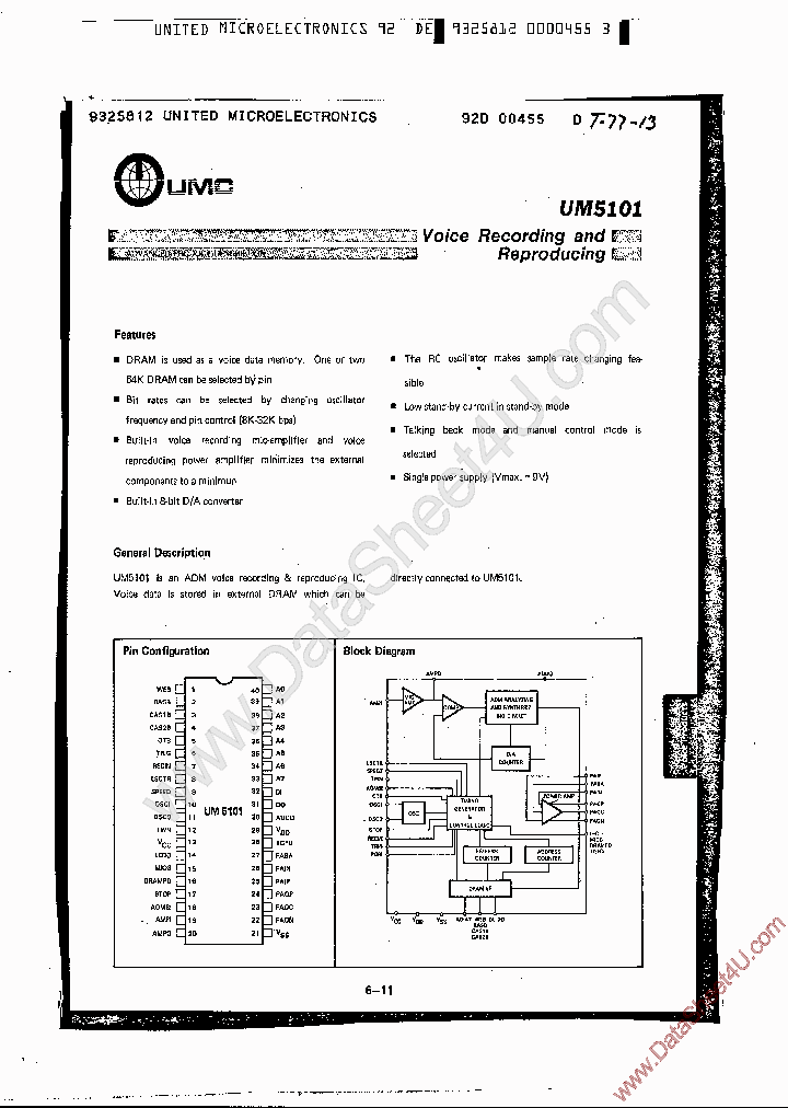 UM5101_439171.PDF Datasheet