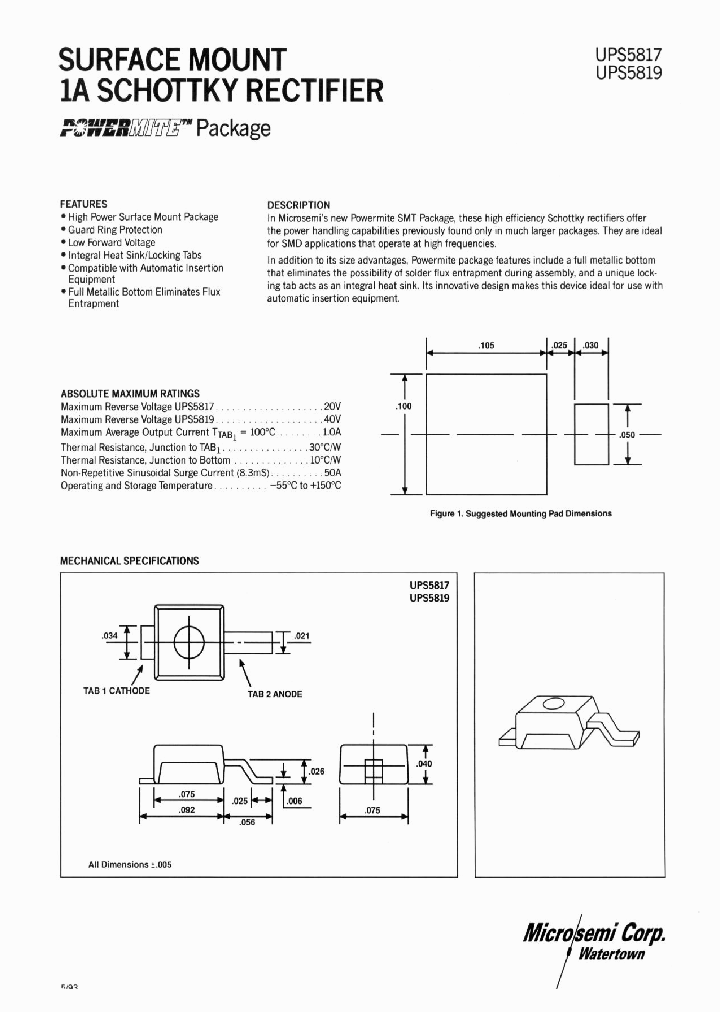 UPS5819_450937.PDF Datasheet