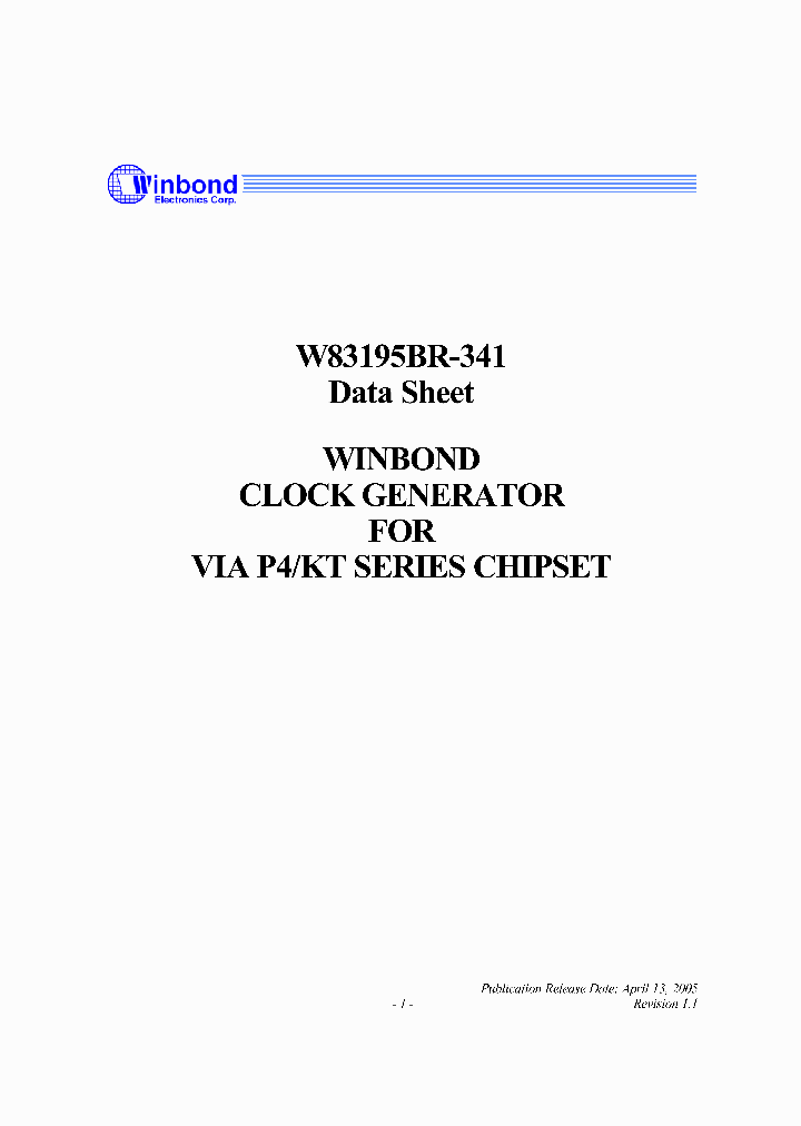 W83195BR-341_444243.PDF Datasheet