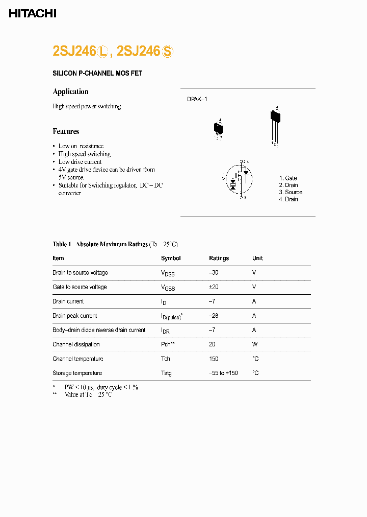 2SJ246_495021.PDF Datasheet