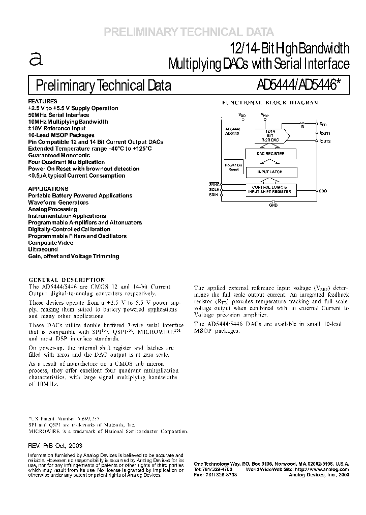 AD5446_514470.PDF Datasheet