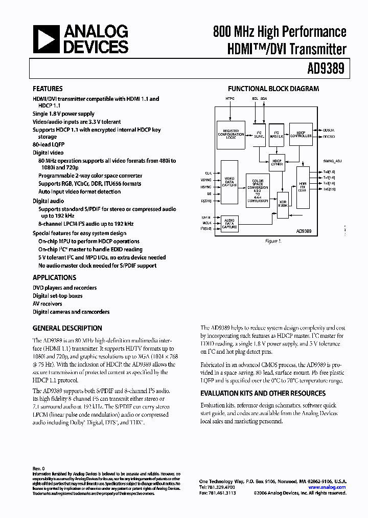 AD9389PCB_491774.PDF Datasheet