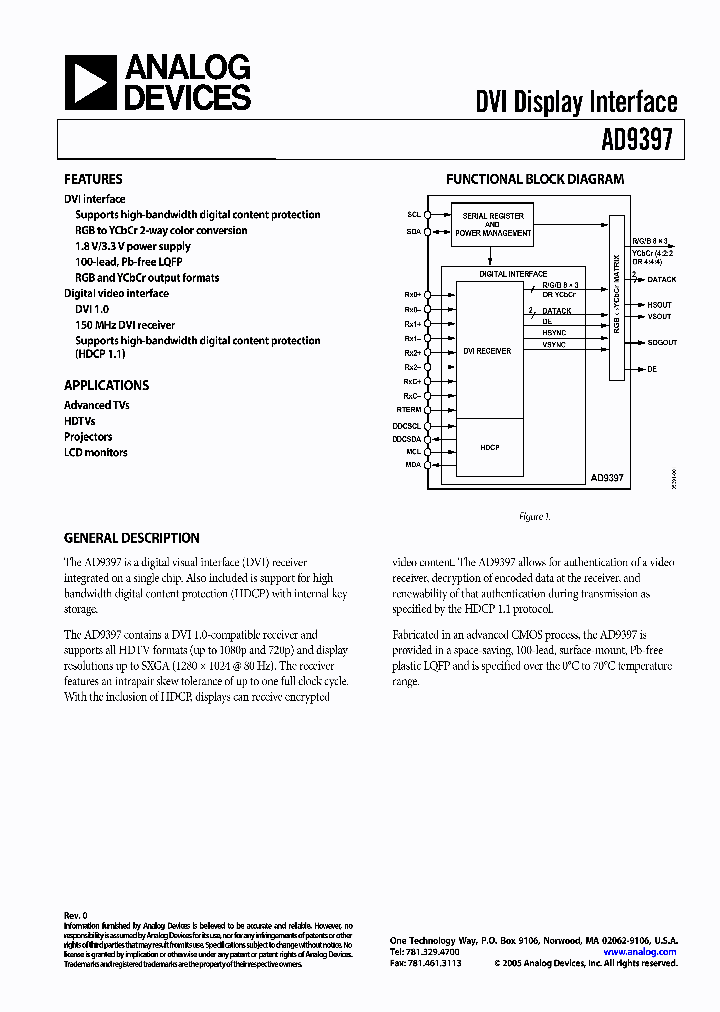 AD9397_491778.PDF Datasheet