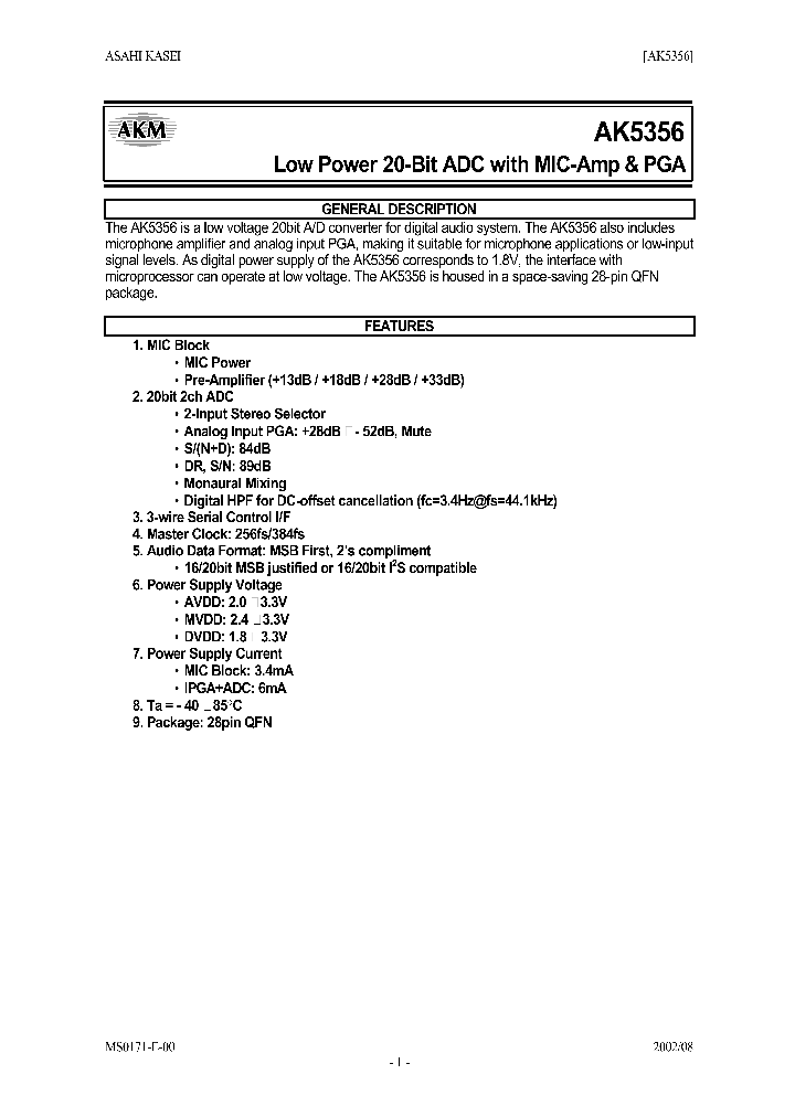 AK5356_495881.PDF Datasheet