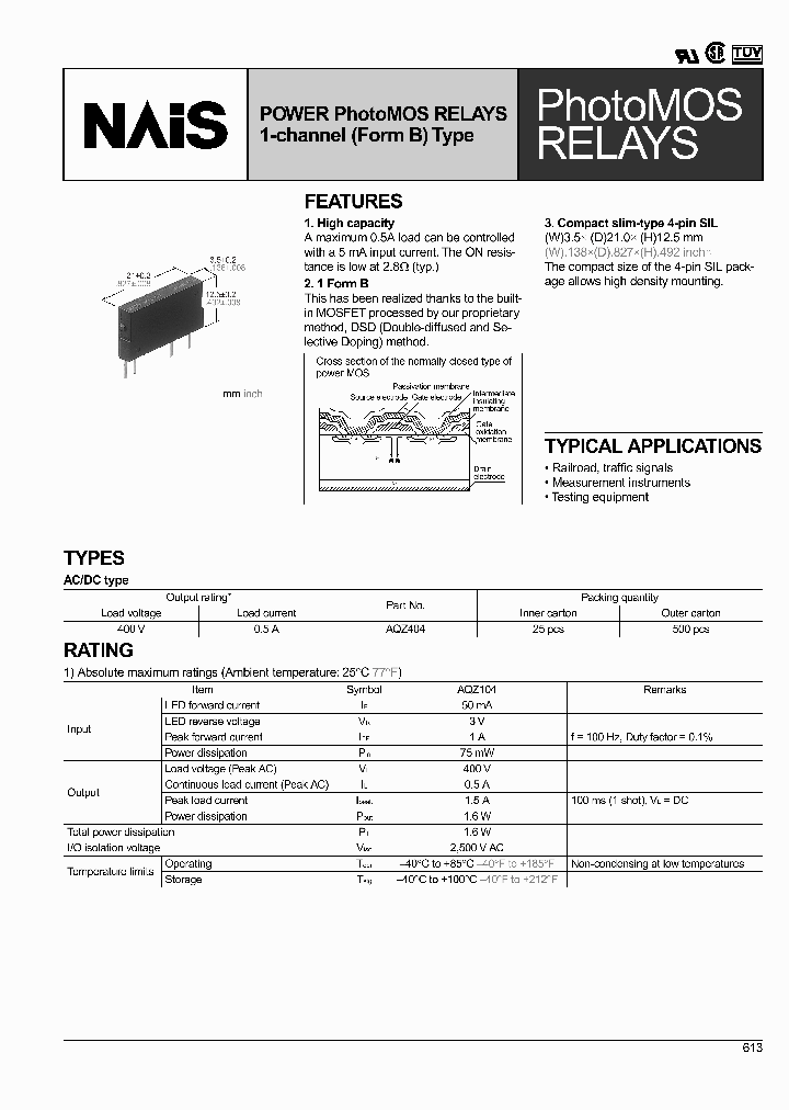 AQZ404_539699.PDF Datasheet Download --- IC-ON-LINE