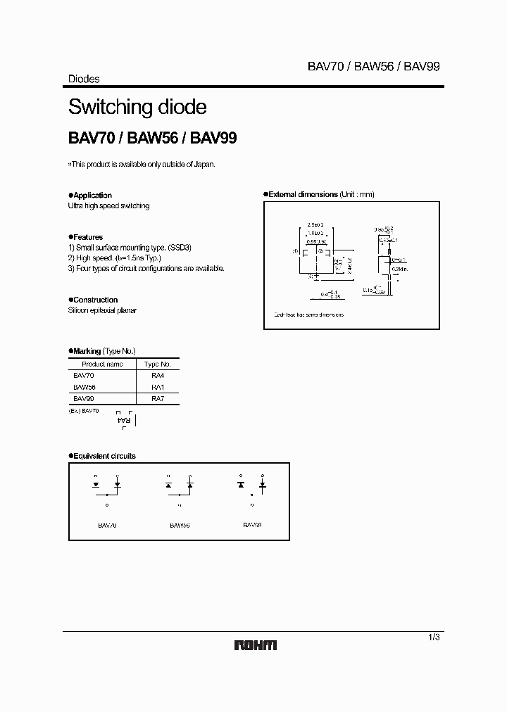 BAV70_546399.PDF Datasheet