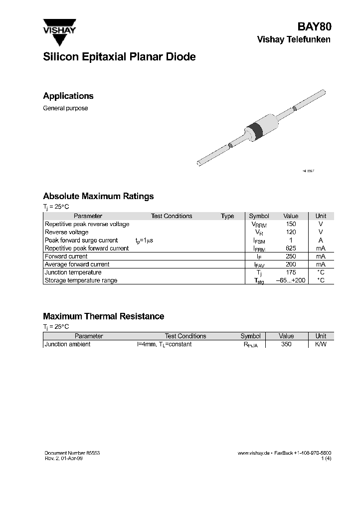 BAY80_530286.PDF Datasheet