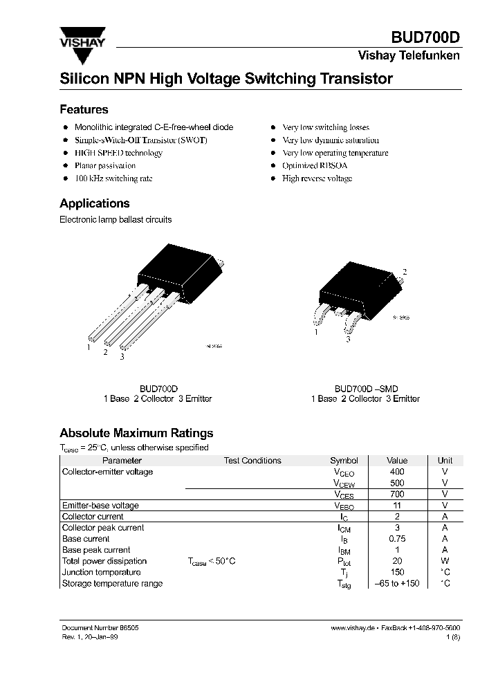 BUD700D_489482.PDF Datasheet