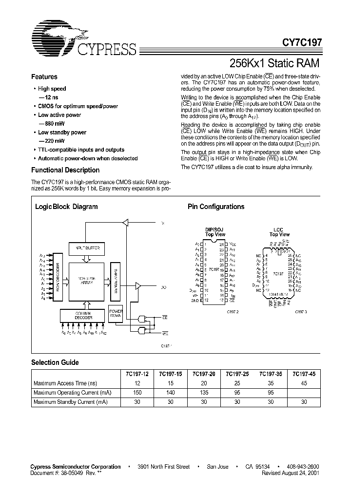 CY7C197-12VC_540882.PDF Datasheet