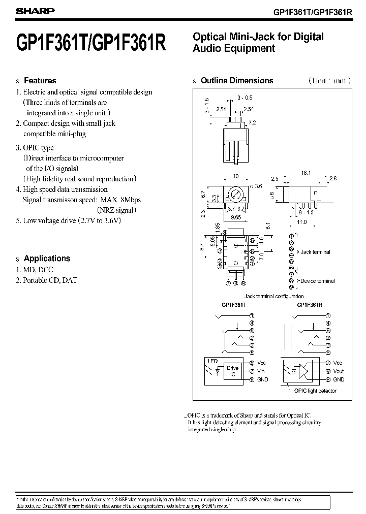 GP1F361T_503480.PDF Datasheet