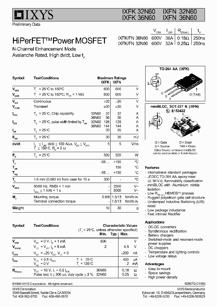 IXFK36N60_549426.PDF Datasheet