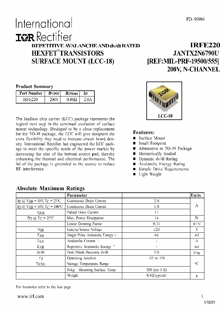 JANTX2N6790U_495345.PDF Datasheet