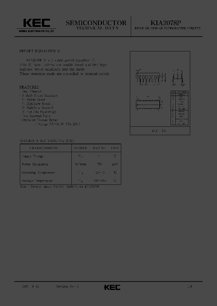 KIA2078_534978.PDF Datasheet