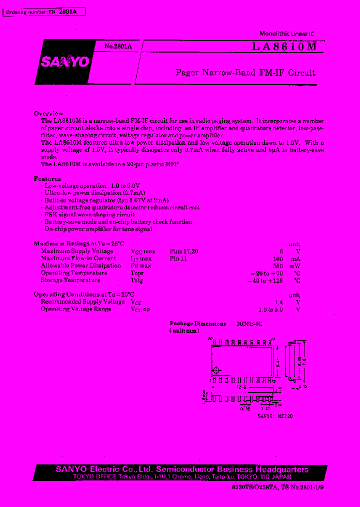 LA8610M_492278.PDF Datasheet