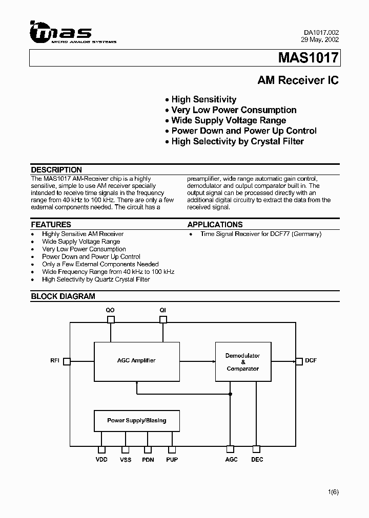 MAS1017_545793.PDF Datasheet