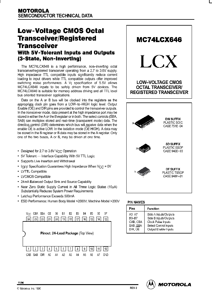 MC74LCX646DW_489939.PDF Datasheet