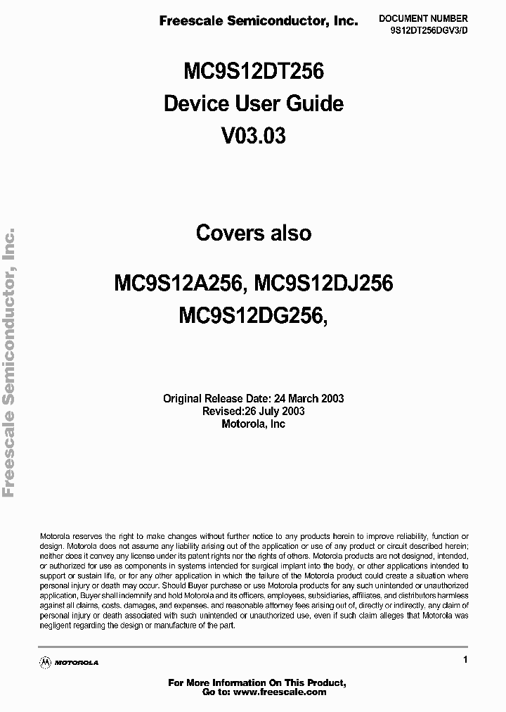 MC9S12A256CPV_550653.PDF Datasheet