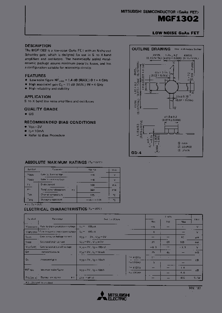 MGF1302_489949.PDF Datasheet