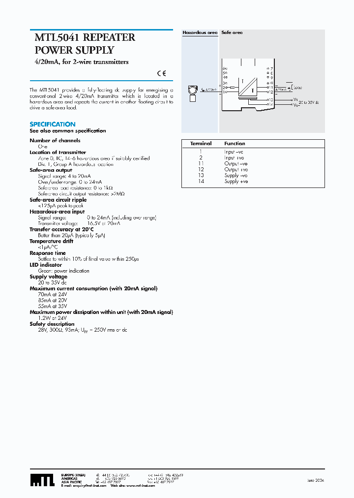 MTL5041_533631.PDF Datasheet