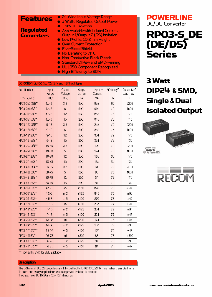 RP03-0505SE_530062.PDF Datasheet