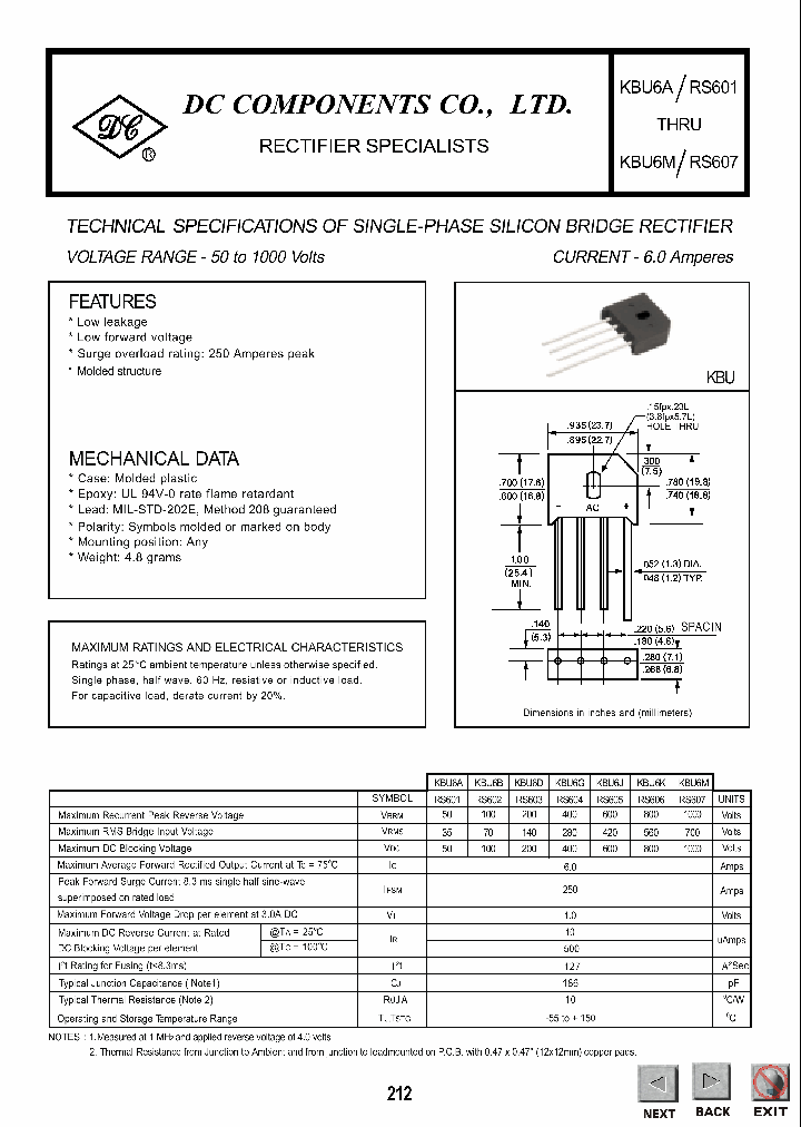 RS601_530243.PDF Datasheet