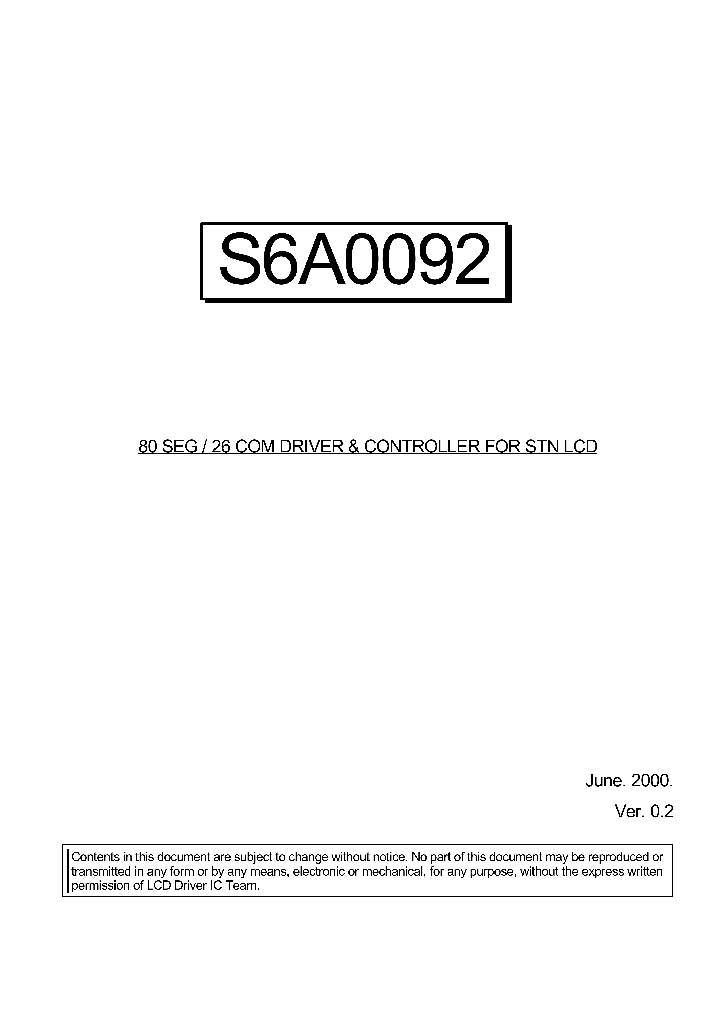 S6A0092_537046.PDF Datasheet