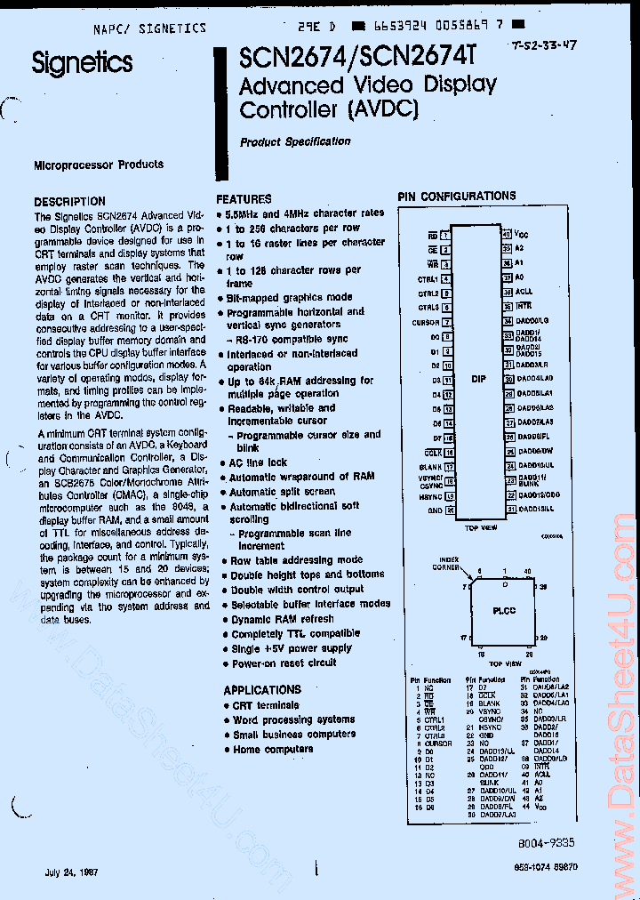 SCN2674_548305.PDF Datasheet