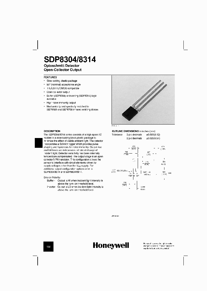 SDP8304_538837.PDF Datasheet Download --- IC-ON-LINE