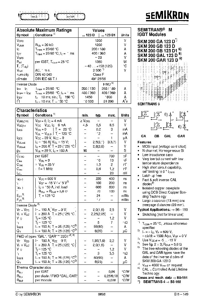 SKM200GB123D_518221.PDF Datasheet