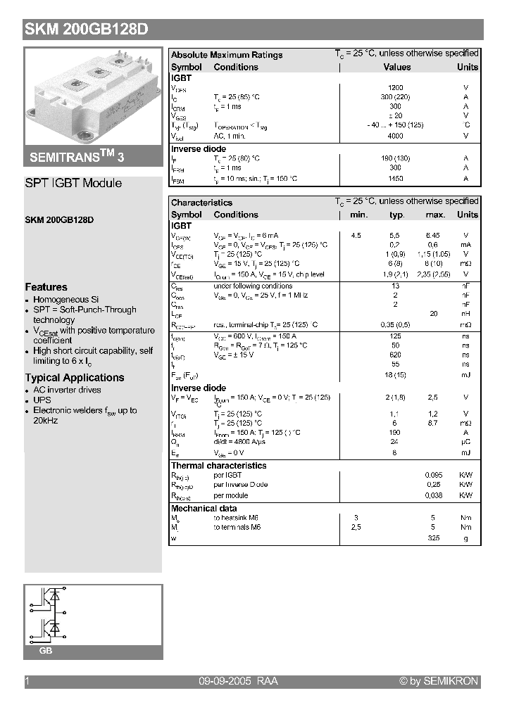 SKM200GB128D_487922.PDF Datasheet