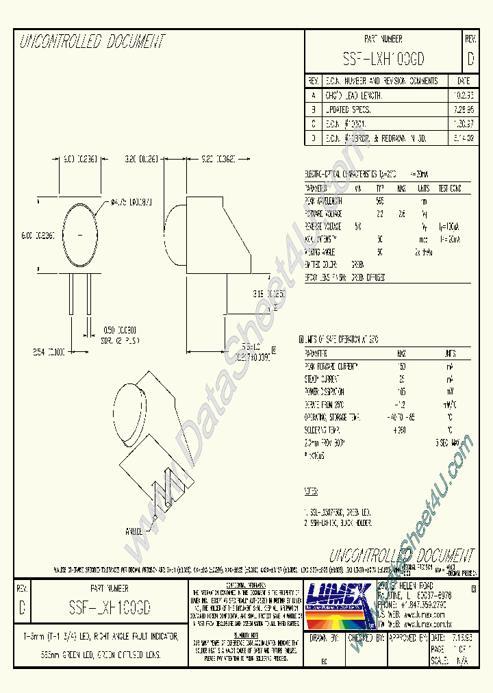 SSF-LXH100GD_497521.PDF Datasheet