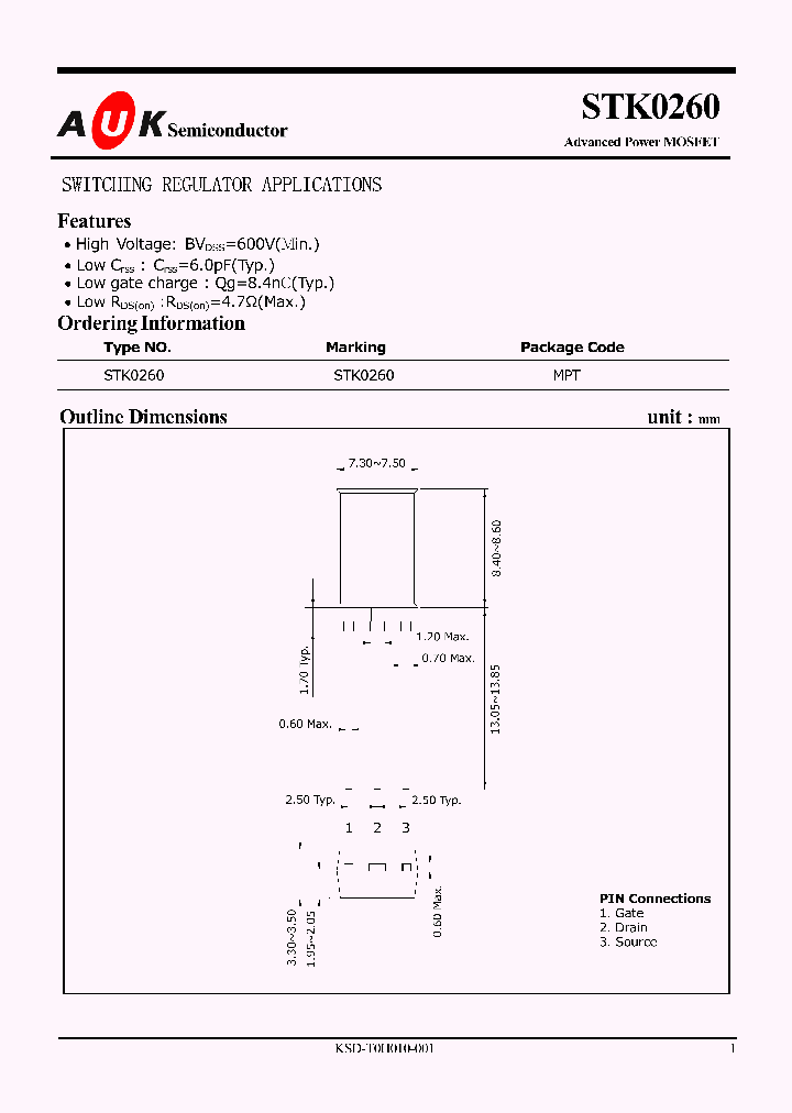 STK0260_503496.PDF Datasheet Download --- IC-ON-LINE